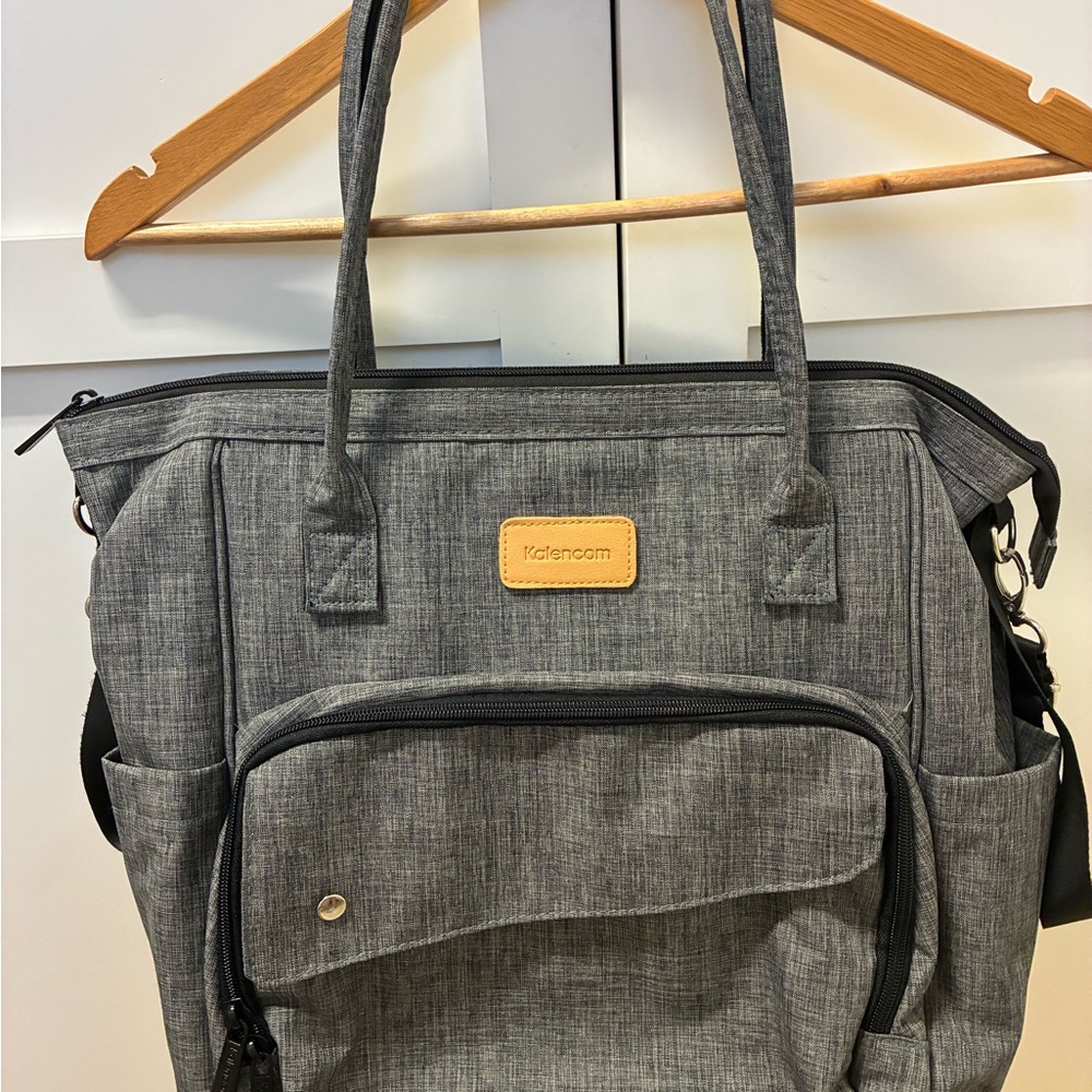 Sleek Gray Interior Tote Bag